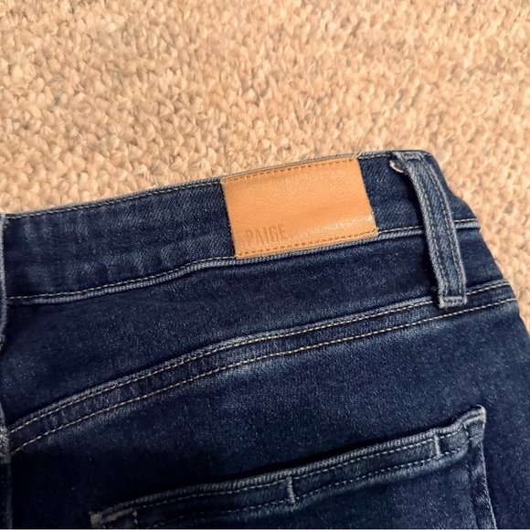 PAIGE Cindy straight leg Indigo Denim Jeans - Picture 10 of 10